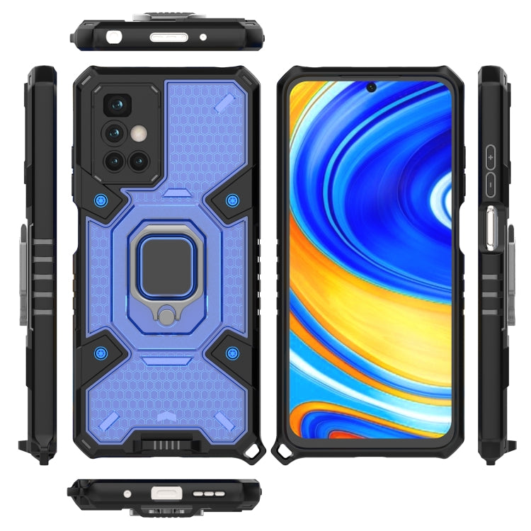 For Xiaomi Redmi 10 Space PC+TPU Shockproof Case with Ring Holder