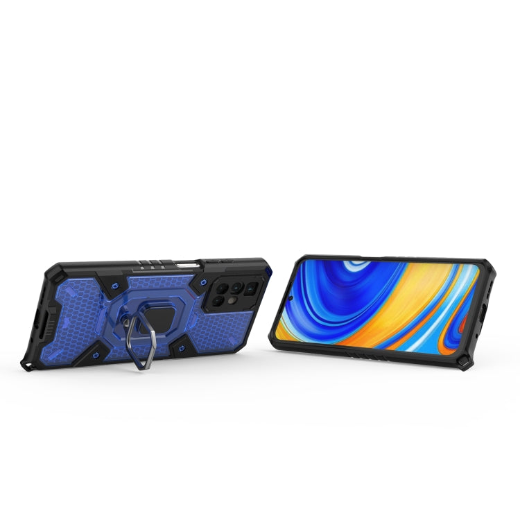 For Xiaomi Redmi 10 Space PC+TPU Shockproof Case with Ring Holder