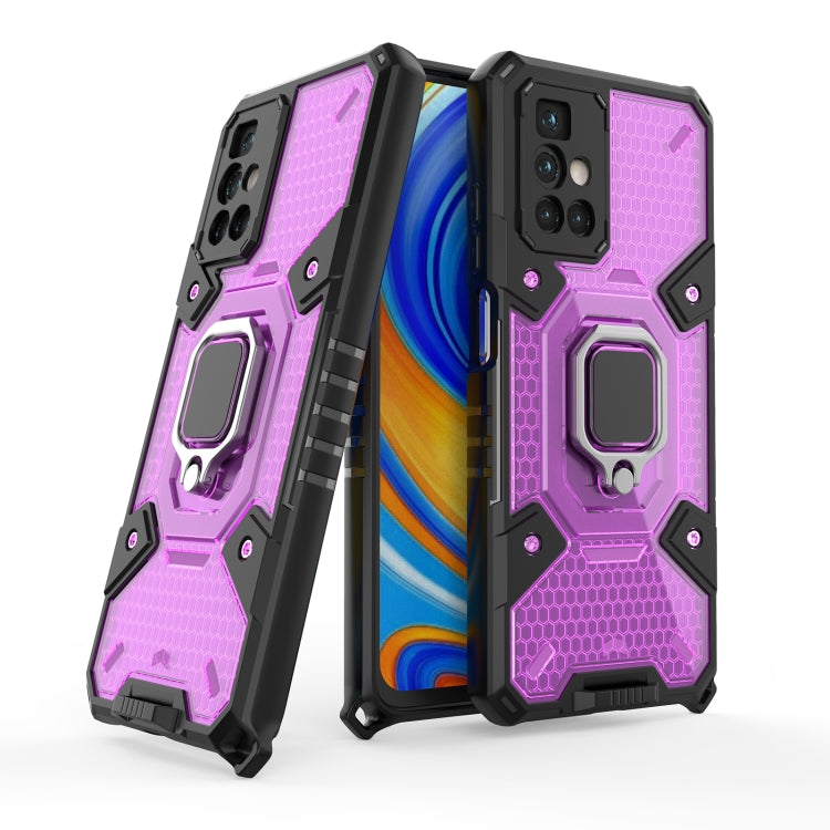 For Xiaomi Redmi 10 Space PC+TPU Shockproof Case with Ring Holder