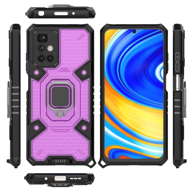 For Xiaomi Redmi 10 Space PC+TPU Shockproof Case with Ring Holder