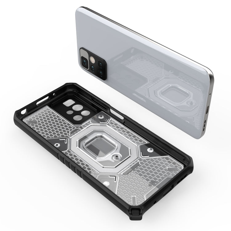 For Xiaomi Redmi 10 Space PC+TPU Shockproof Case with Ring Holder