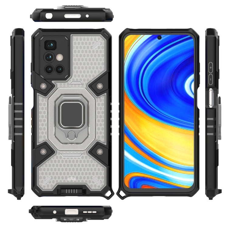 For Xiaomi Redmi 10 Space PC+TPU Shockproof Case with Ring Holder
