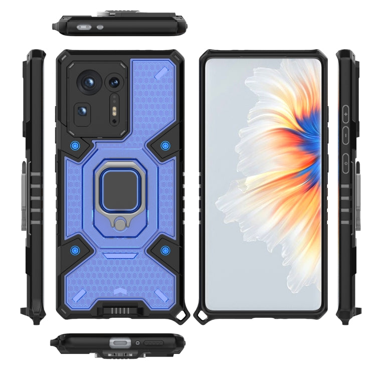 For Xiaomi Mi Mix 4 Space PC+TPU Shockproof Case with Ring Holder