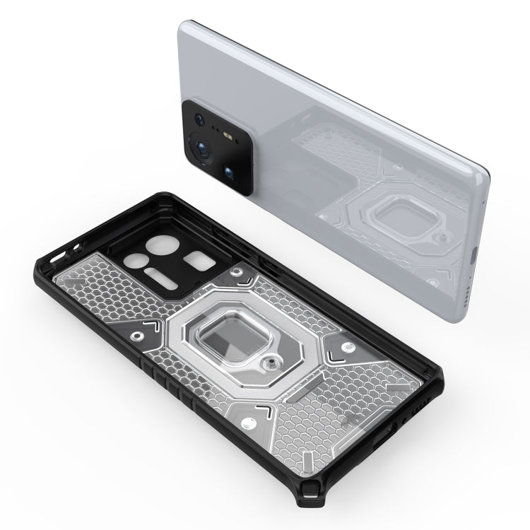 For Xiaomi Mi Mix 4 Space PC+TPU Shockproof Case with Ring Holder
