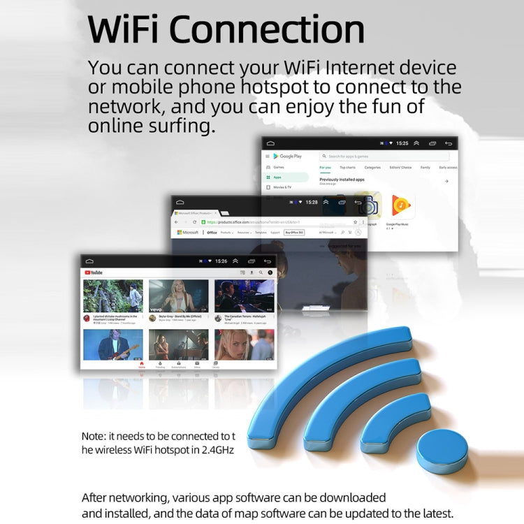 SX2 Car 10.1 inch Double Din Shaking Head Android 10.1 Navigation Machine Radio Receiver, Support FM & Bluetooth & GPS 2+32G