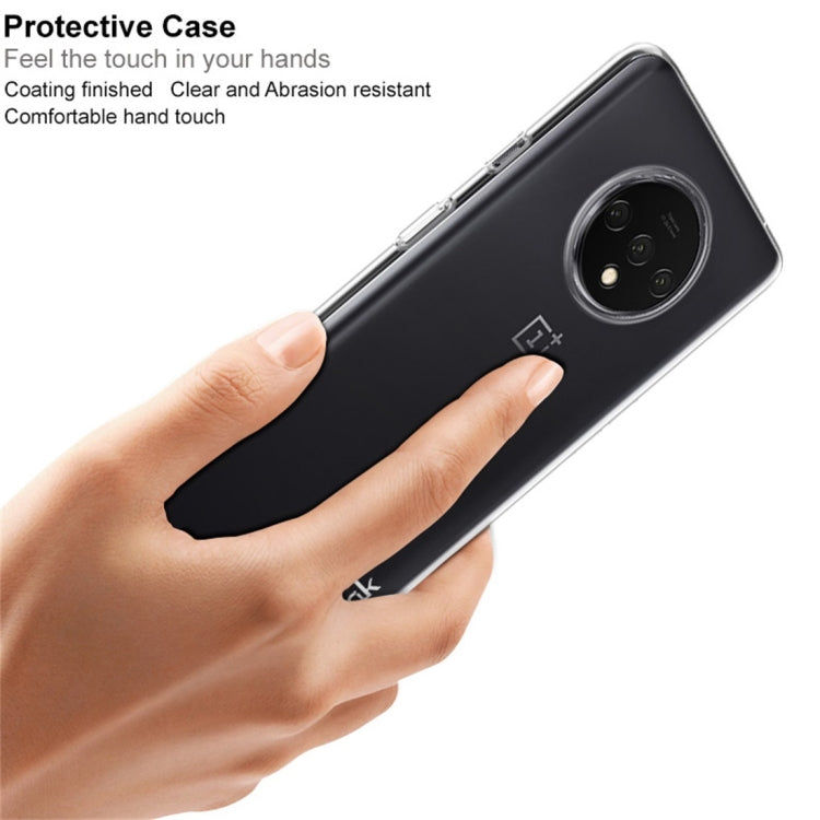 For OnePlus 7T IMAK Wing II Wear-resisting Crystal Pro Protective Case with Explosion-proof Screen Protector