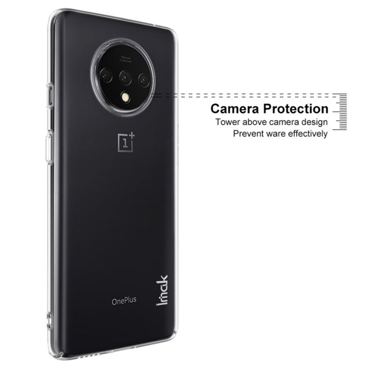 For OnePlus 7T IMAK Wing II Wear-resisting Crystal Pro Protective Case with Explosion-proof Screen Protector