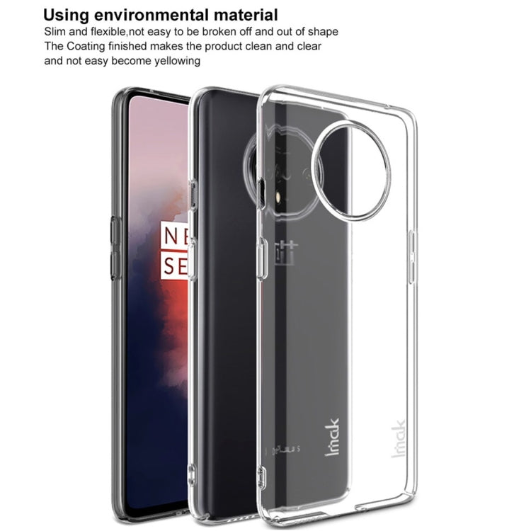 For OnePlus 7T IMAK Wing II Wear-resisting Crystal Pro Protective Case with Explosion-proof Screen Protector