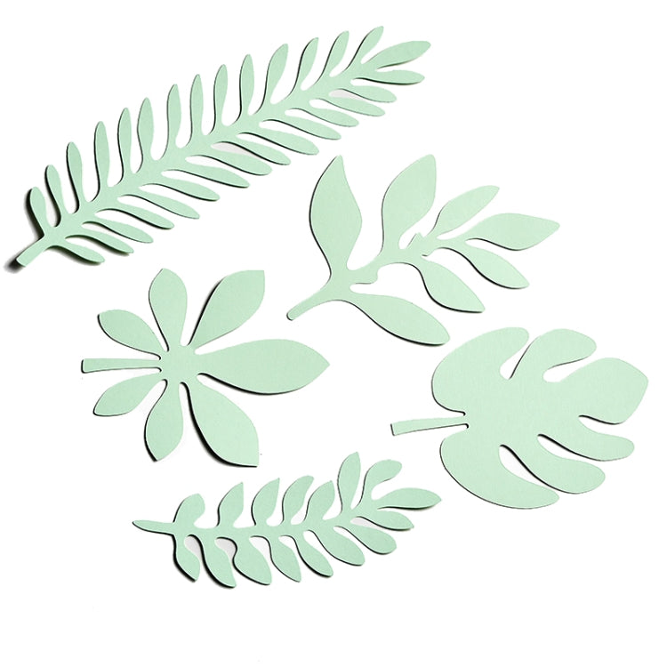 10 in 1 Creative Paper Cutting Shooting Props Tree Leaves Papercut Jewelry Cosmetics Background Photo Photography Props