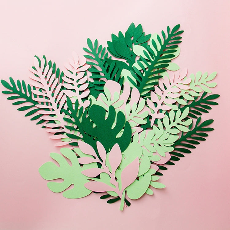 10 in 1 Creative Paper Cutting Shooting Props Tree Leaves Papercut Jewelry Cosmetics Background Photo Photography Props