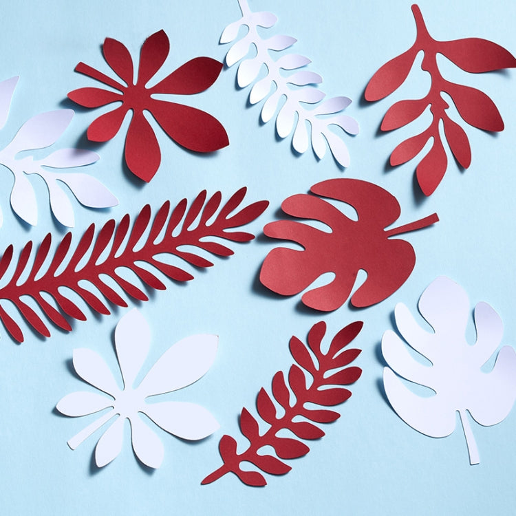 10 in 1 Creative Paper Cutting Shooting Props Tree Leaves Papercut Jewelry Cosmetics Background Photo Photography Props