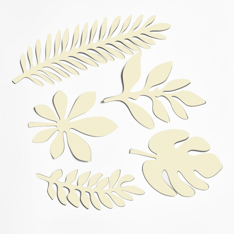 10 in 1 Creative Paper Cutting Shooting Props Tree Leaves Papercut Jewelry Cosmetics Background Photo Photography Props