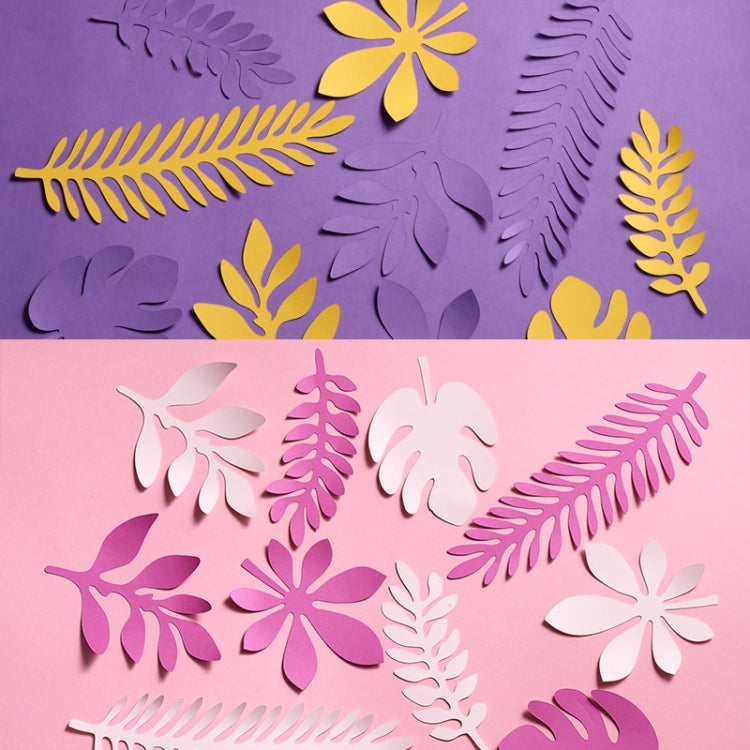 10 in 1 Creative Paper Cutting Shooting Props Tree Leaves Papercut Jewelry Cosmetics Background Photo Photography Props