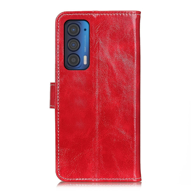 For Motorola Edge (2021) Retro Crazy Horse Texture Horizontal Flip Leather Case with Holder & Card Slots & Photo Frame & Wallet