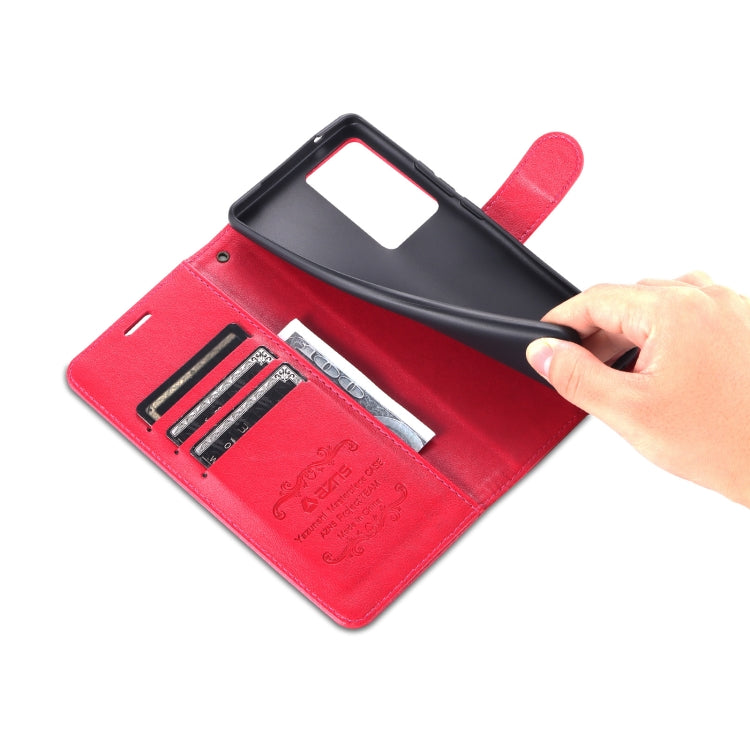 For vivo X70 AZNS Sheepskin Texture Horizontal Flip Leather Case with Holder & Card Slots & Wallet