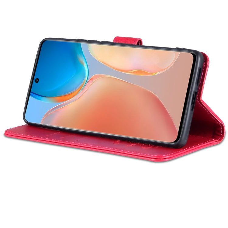 For vivo X70 AZNS Sheepskin Texture Horizontal Flip Leather Case with Holder & Card Slots & Wallet