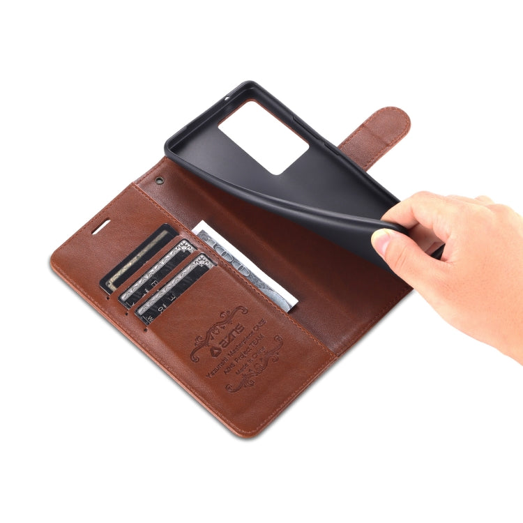 For vivo X70 AZNS Sheepskin Texture Horizontal Flip Leather Case with Holder & Card Slots & Wallet