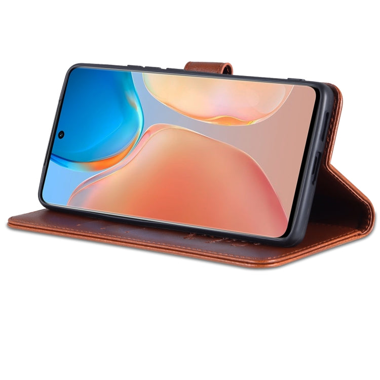 For vivo X70 AZNS Sheepskin Texture Horizontal Flip Leather Case with Holder & Card Slots & Wallet