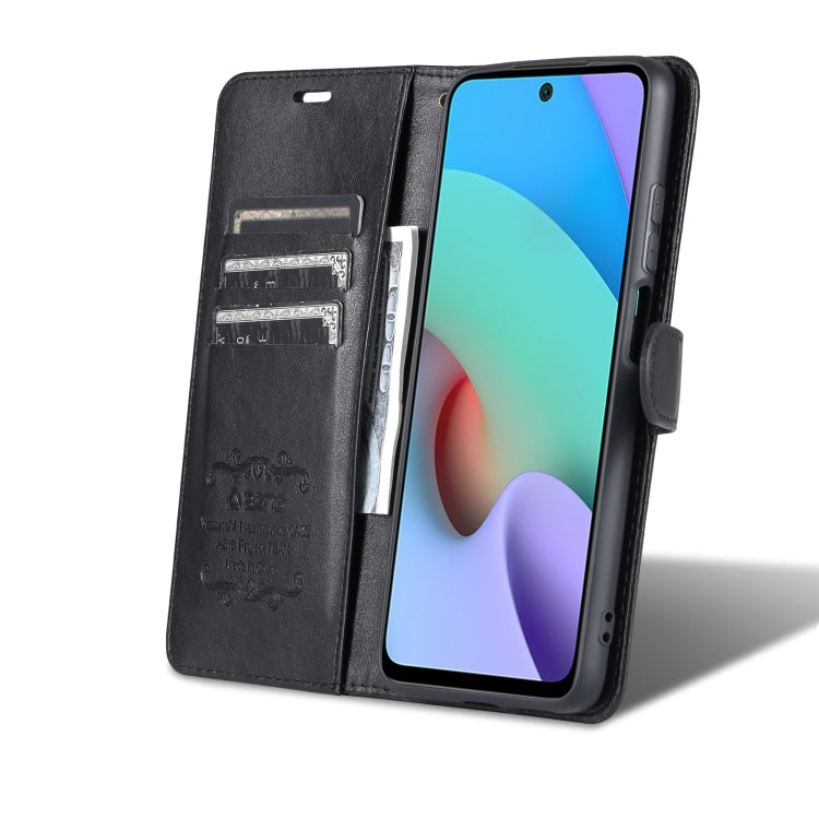 For Xiaomi Redmi 10 AZNS Sheepskin Texture Horizontal Flip Leather Case with Holder & Card Slots & Wallet