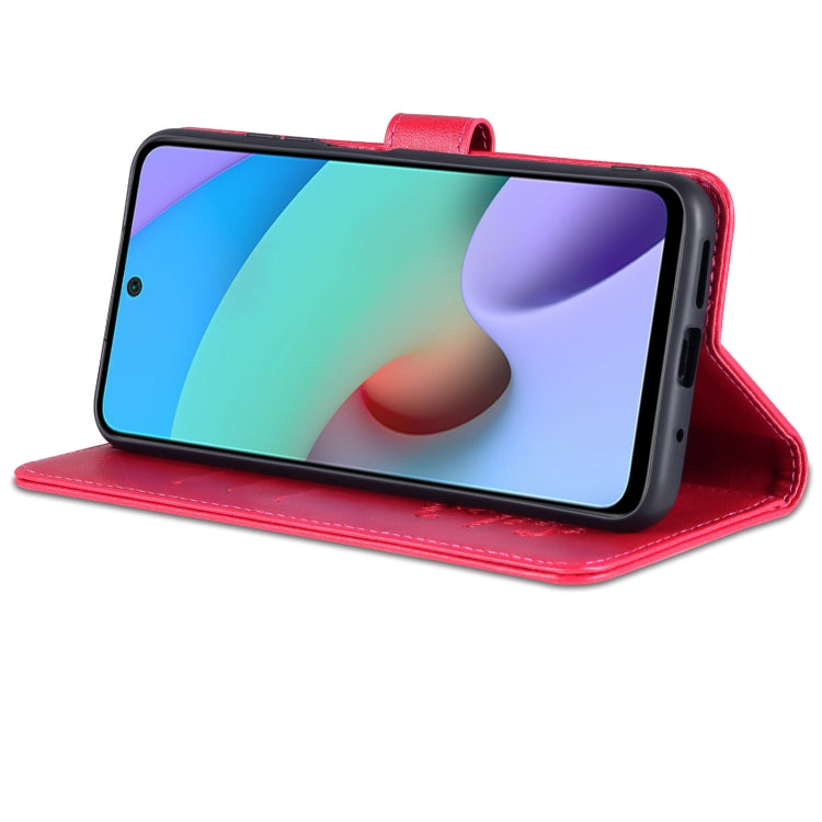 For Xiaomi Redmi 10 AZNS Sheepskin Texture Horizontal Flip Leather Case with Holder & Card Slots & Wallet