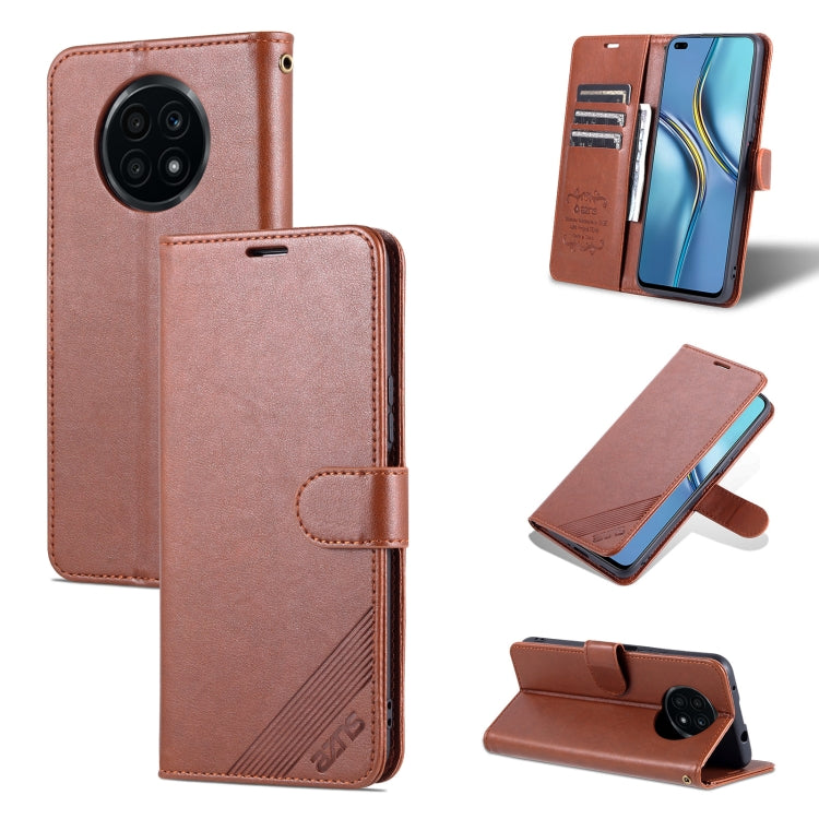 For Honor X20 AZNS Sheepskin Texture Horizontal Flip Leather Case with Holder & Card Slots & Wallet