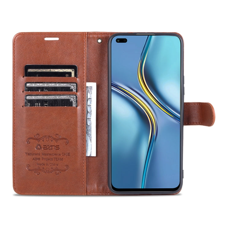 For Honor X20 AZNS Sheepskin Texture Horizontal Flip Leather Case with Holder & Card Slots & Wallet