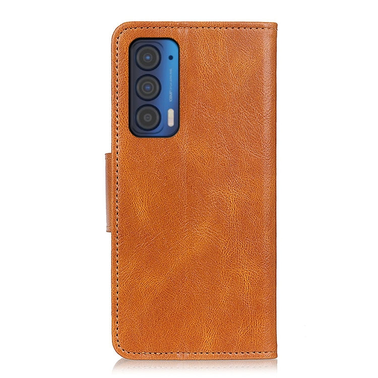 For Motorola Edge (2021) Mirren Crazy Horse Texture Horizontal Flip Leather Case with Holder & Card Slots & Wallet