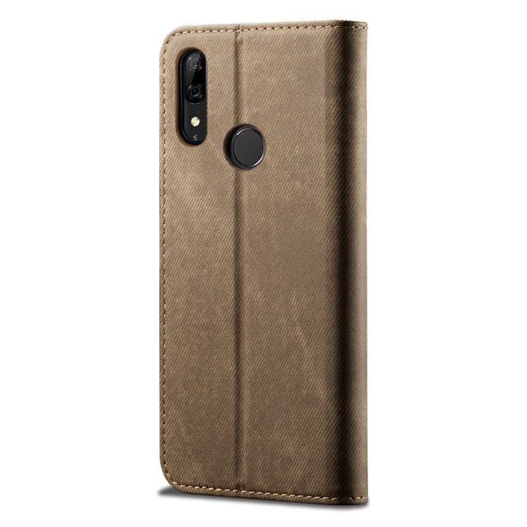 For Huawei P Smart Z / Y9 Prime Denim Texture Casual Style Horizontal Flip Leather Case with Holder & Card Slots & Wallet