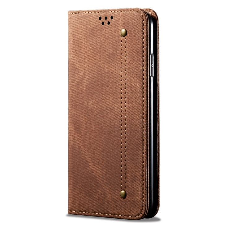For iPhone 11 Pro Denim Texture Casual Style Horizontal Flip Leather Case with Holder & Card Slots & Wallet