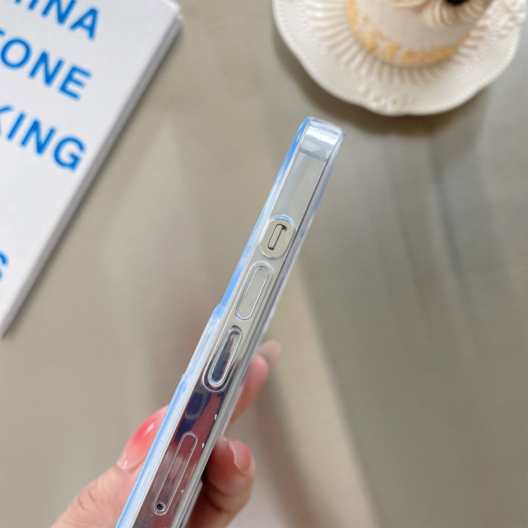 For iPhone 13 mini Transparent Card Slot Shockproof TPU Protective Case