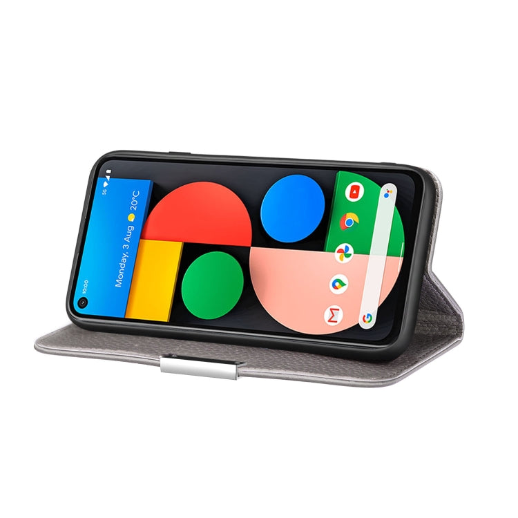 For Google Pixel 5a 5G Litchi Texture Horizontal Flip Leather Case with Holder & Card Slots