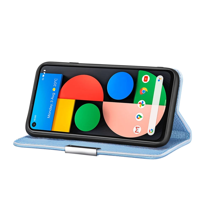 For Google Pixel 5a 5G Litchi Texture Horizontal Flip Leather Case with Holder & Card Slots