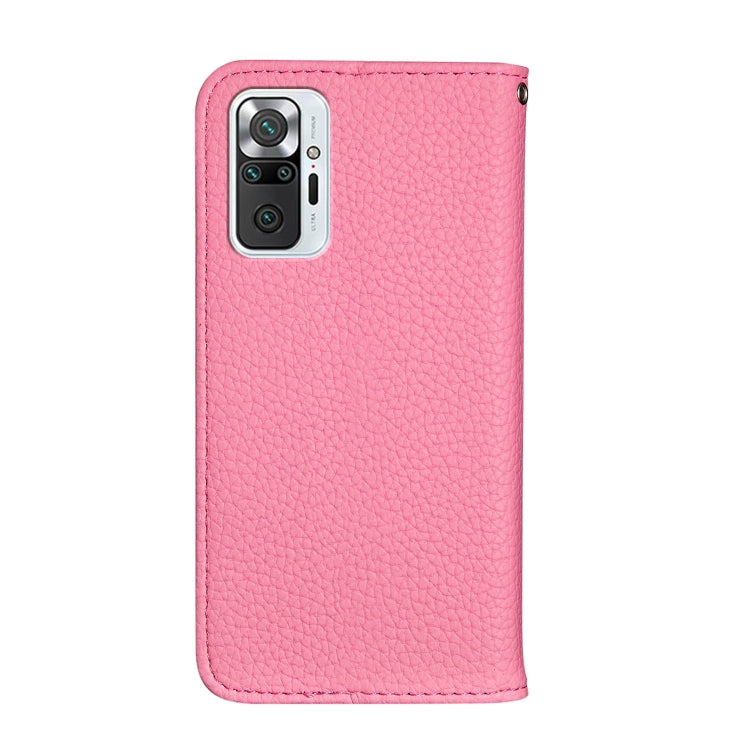 For Xiaomi Redmi Note 10 Pro Litchi Texture Horizontal Flip Leather Case with Holder & Card Slots