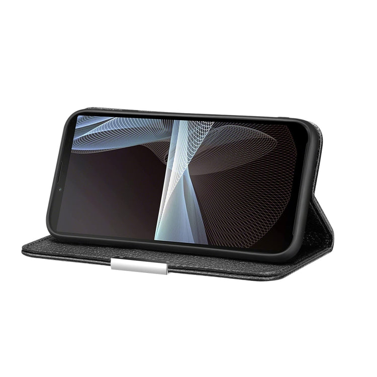 For Sony Xperia 10 III Litchi Texture Horizontal Flip Leather Case with Holder & Card Slots