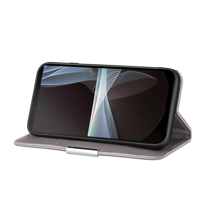 For Sony Xperia 10 III Litchi Texture Horizontal Flip Leather Case with Holder & Card Slots