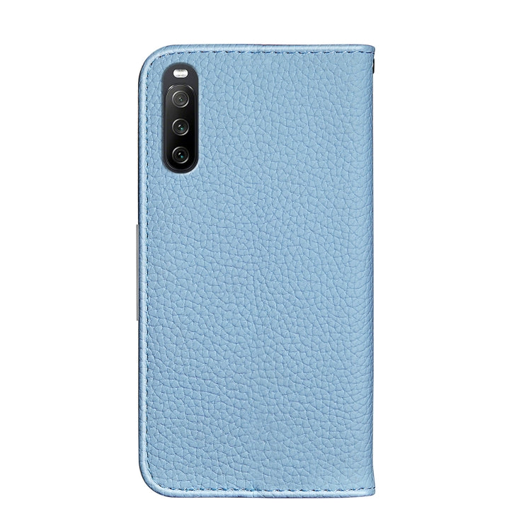 For Sony Xperia 10 III Litchi Texture Horizontal Flip Leather Case with Holder & Card Slots