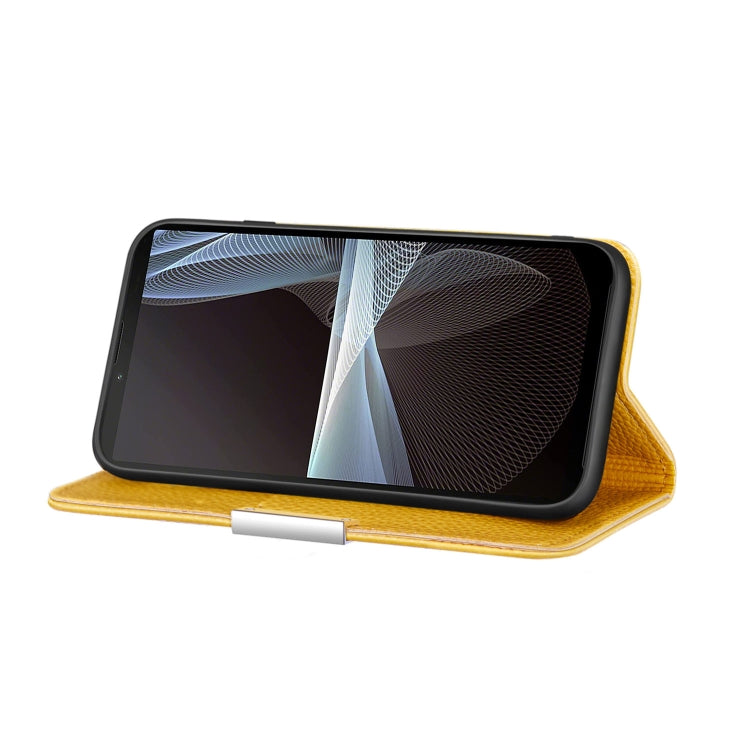 For Sony Xperia 10 III Litchi Texture Horizontal Flip Leather Case with Holder & Card Slots