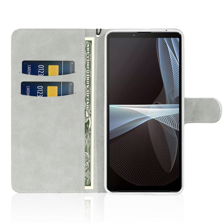 For Sony Xperia 10 III Glitter Powder Horizontal Flip Leather Case with Card Slots & Holder & Lanyard