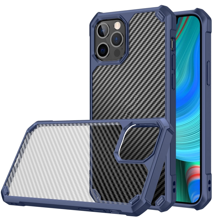 For iPhone 13 Pro Carbon Fiber Acrylic Shockproof Protective Case