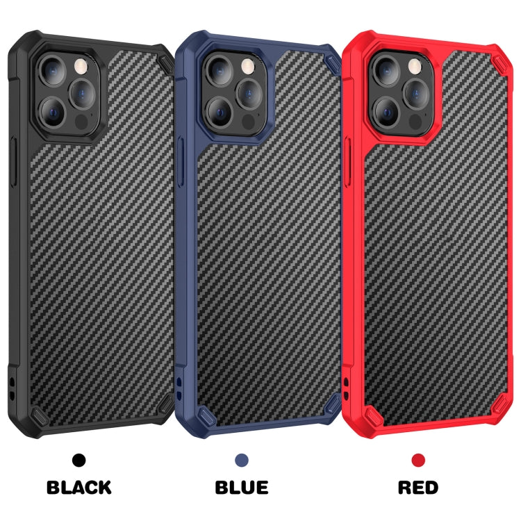 For iPhone 13 Pro Max Carbon Fiber Acrylic Shockproof Protective Case