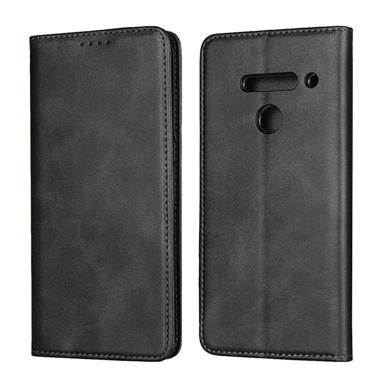 For LG V50 ThinQ Calf Texture Magnetic Horizontal Flip Leather Case with Holder & Card Slots & Wallet