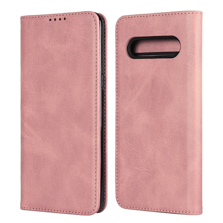 For LG V60 ThinQ 5G Calf Texture Magnetic Horizontal Flip Leather Case with Holder & Card Slots & Wallet