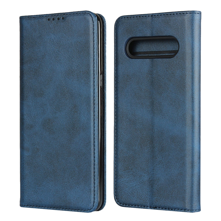 For LG V60 ThinQ 5G Calf Texture Magnetic Horizontal Flip Leather Case with Holder & Card Slots & Wallet