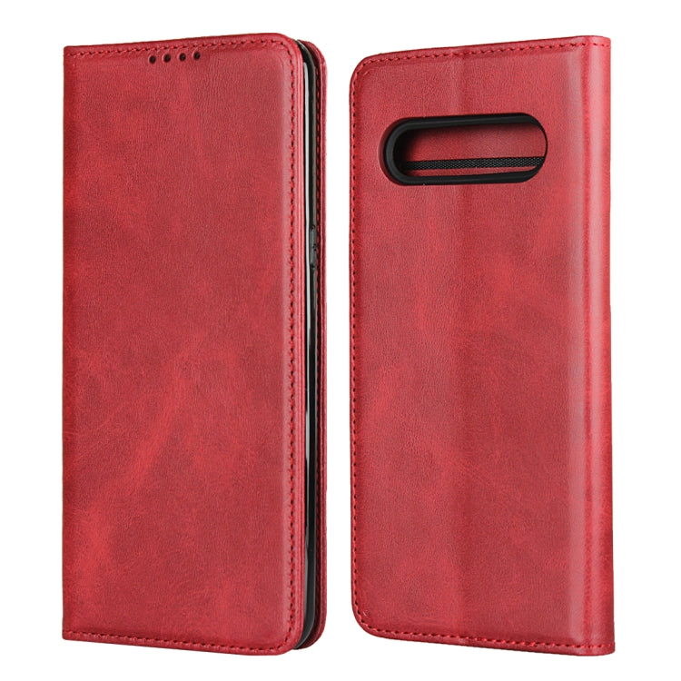 For LG V60 ThinQ 5G Calf Texture Magnetic Horizontal Flip Leather Case with Holder & Card Slots & Wallet