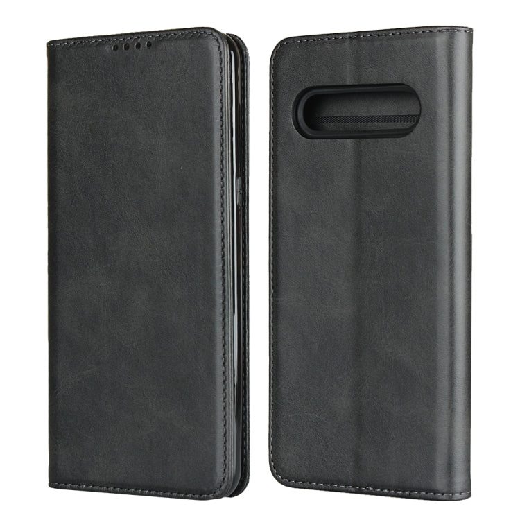 For LG V60 ThinQ 5G Calf Texture Magnetic Horizontal Flip Leather Case with Holder & Card Slots & Wallet