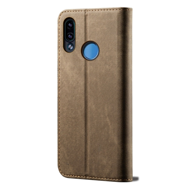 For Xiaomi Redmi Note 7 / 7 Pro Denim Texture Casual Style Horizontal Flip Leather Case with Holder & Card Slots & Wallet