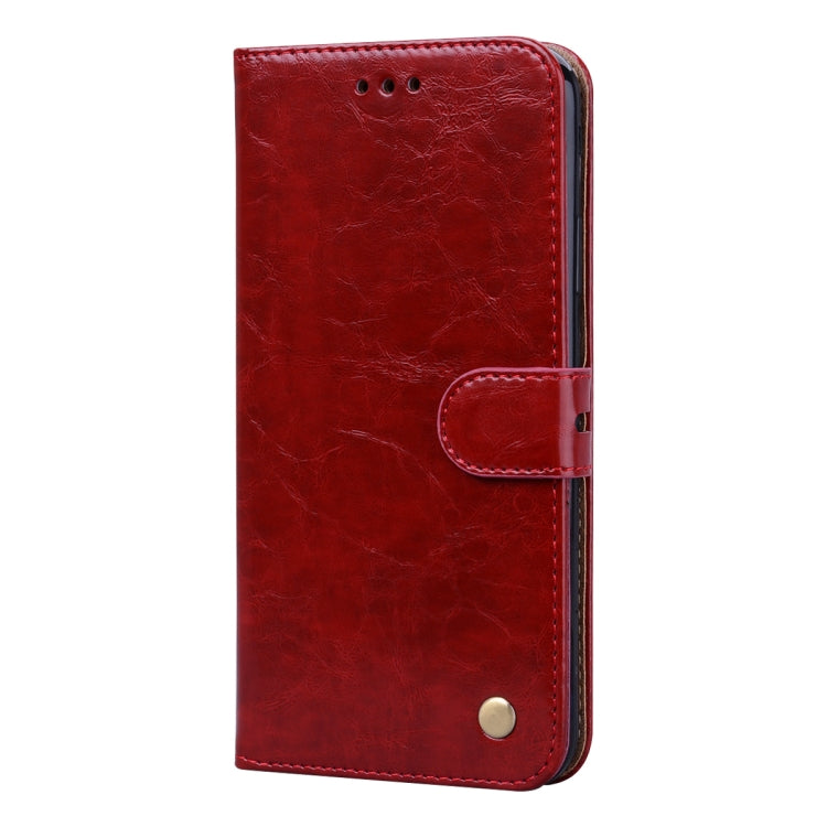 For iPhone 13 mini Business Style Oil Wax Texture Horizontal Flip Leather Case with Holder & Card Slots & Wallet