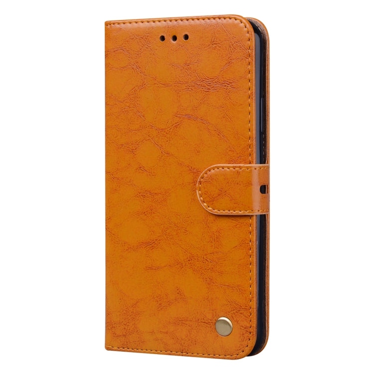For iPhone 13 mini Business Style Oil Wax Texture Horizontal Flip Leather Case with Holder & Card Slots & Wallet