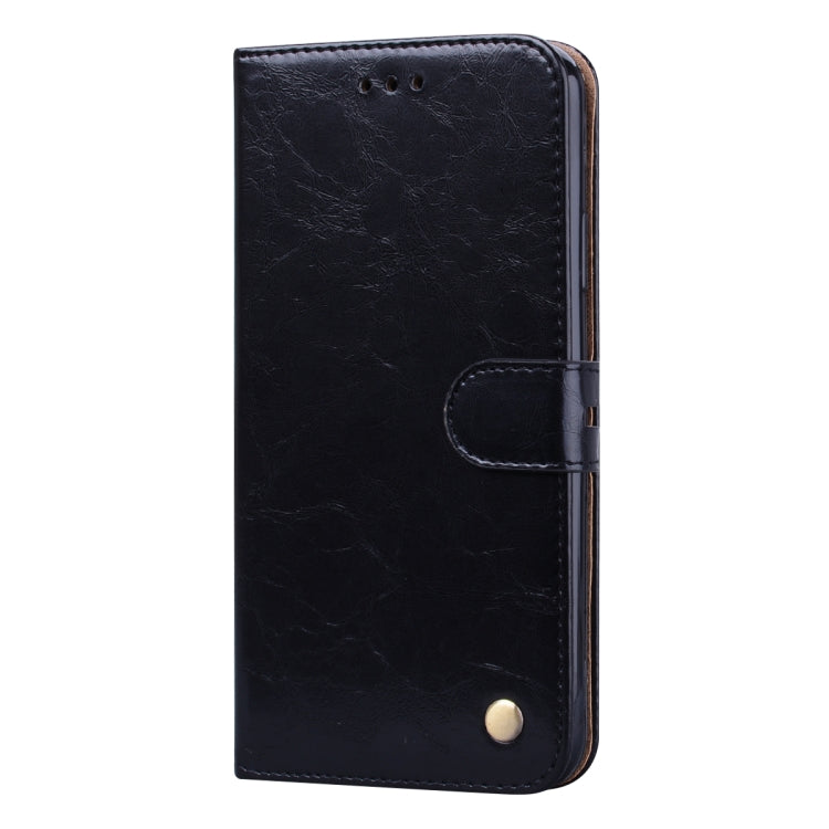 For iPhone 13 Business Style Oil Wax Texture Horizontal Flip Leather Case with Holder & Card Slots & Wallet