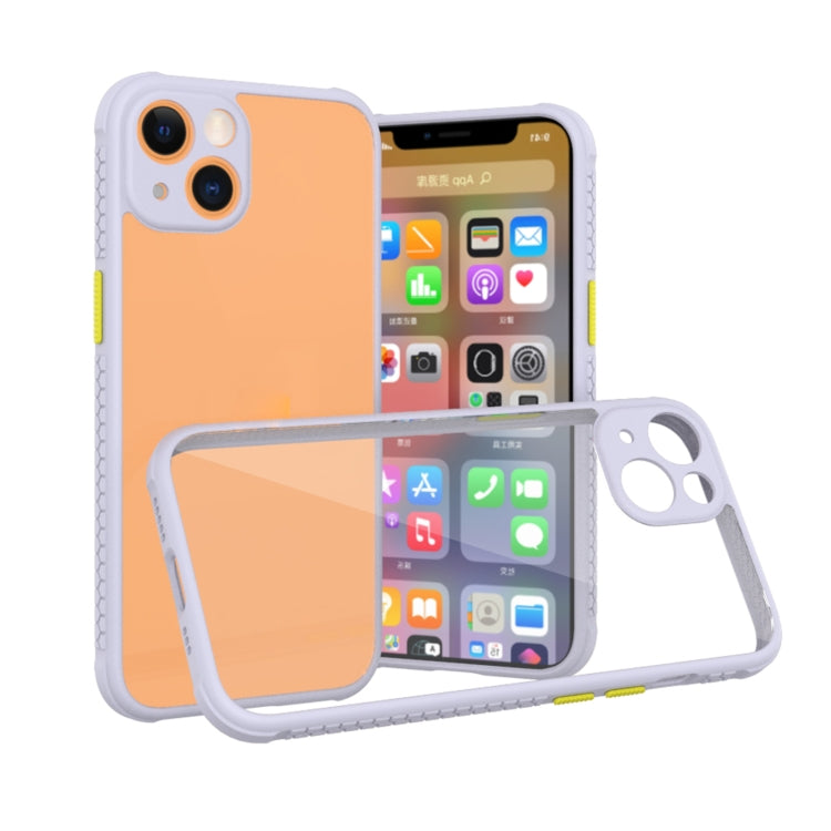 For iPhone 13 Michelin Tires Texture Acrylic + TPU Shockproof Protective Case
